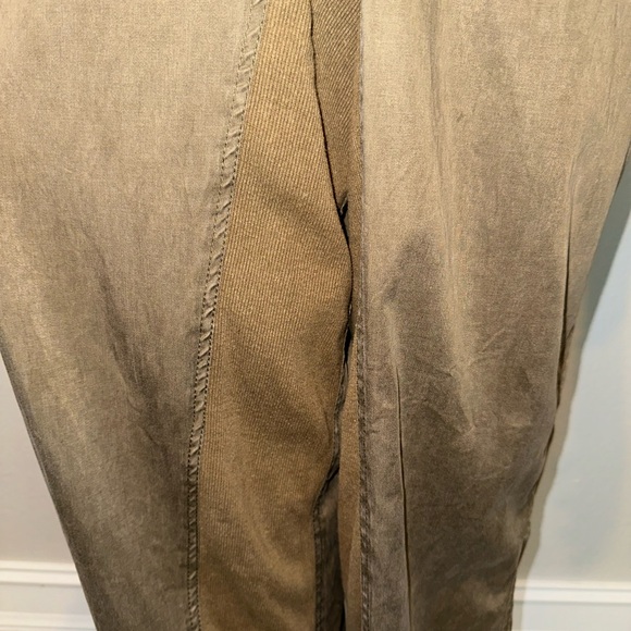 Free People FP Movement *Kali* tan distressed snap front utility jumpsuit XS - Picture 7 of 11